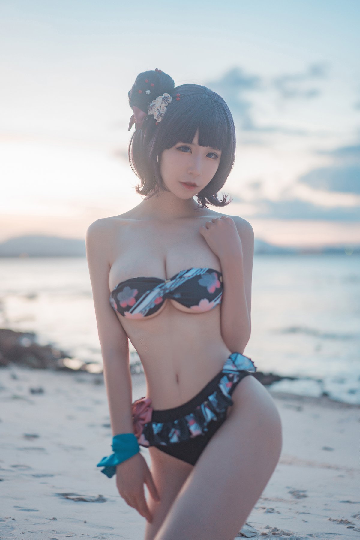 人气动漫Coser@爱老师_PhD 葛饰北斋 泳装 在线浏览 - 速更版-绅士图