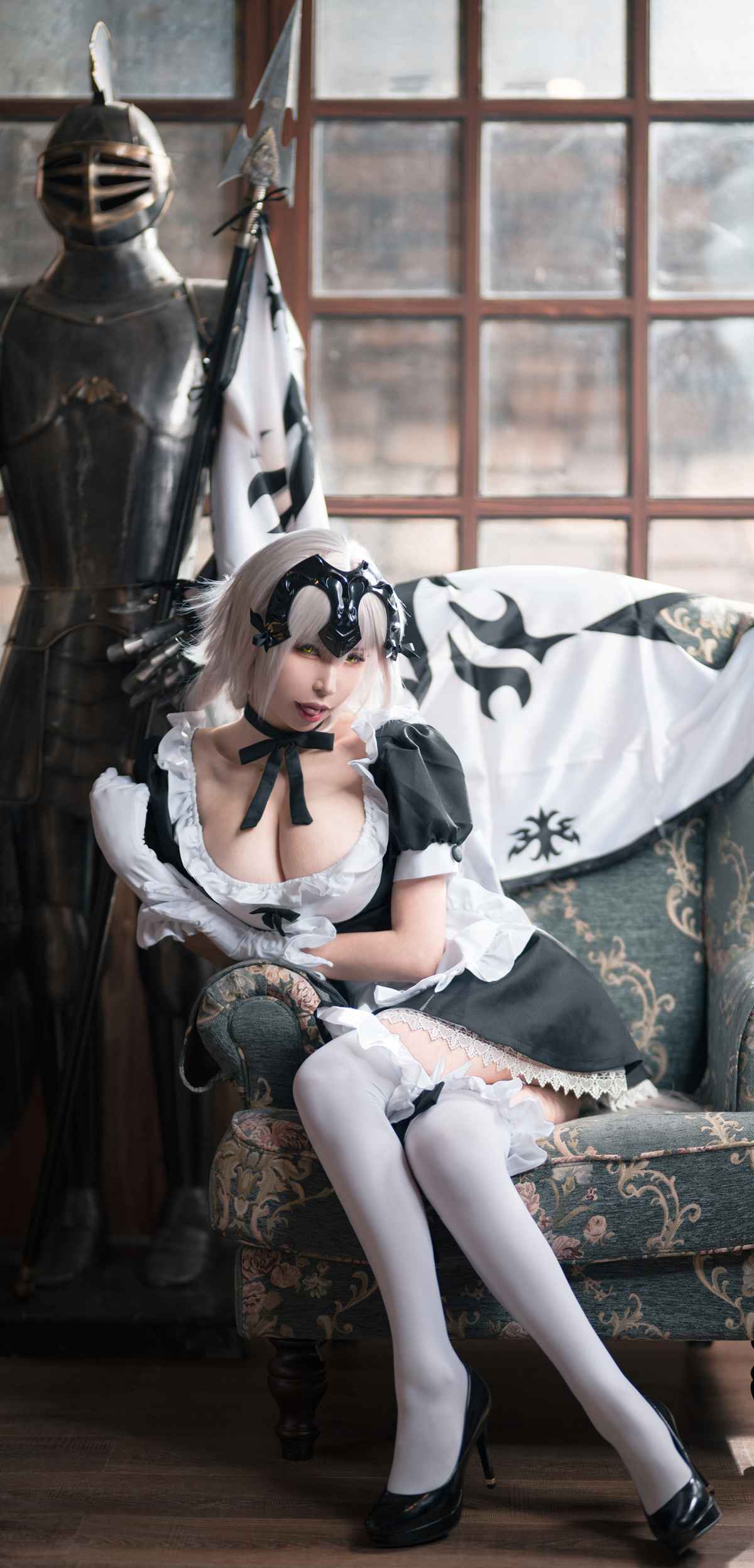 人气动漫Coser@爱老师_PhD 黑贞德 GK手办女仆 在线浏览 - 速更版-绅士图
