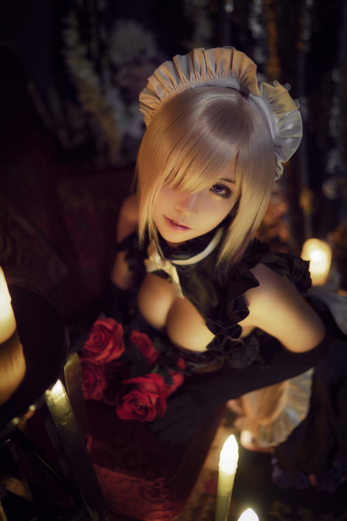 图片[2]-人气动漫Coser@爱老师_PhD  玛修YD女仆 在线浏览-翎羽暗房