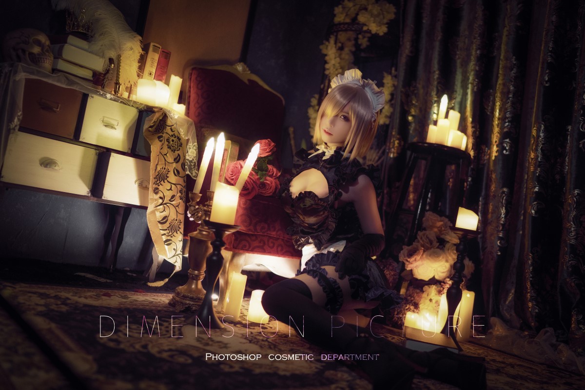 图片[3]-人气动漫Coser@爱老师_PhD  玛修YD女仆 在线浏览-翎羽暗房