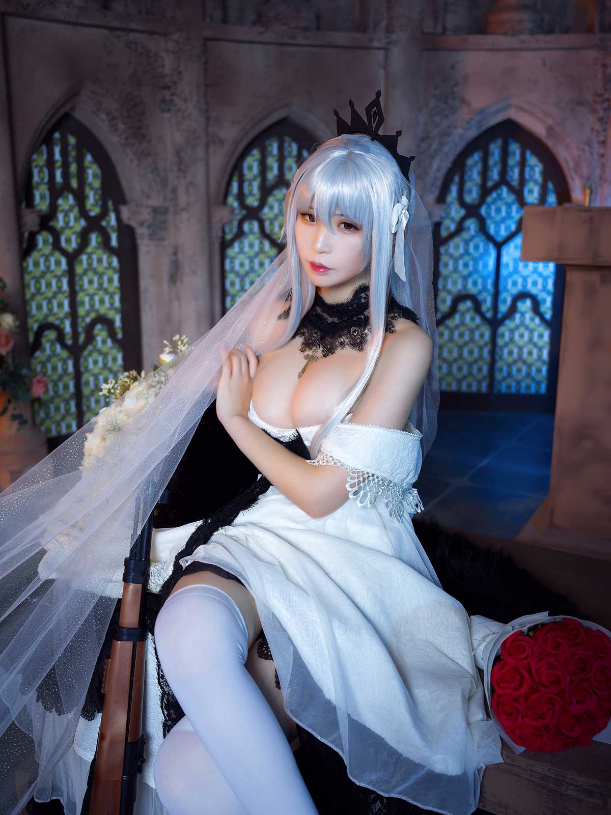 图片[3]-人气动漫Coser@爱老师_PhD 少女前线 Kar98k 在线浏览-翎羽暗房