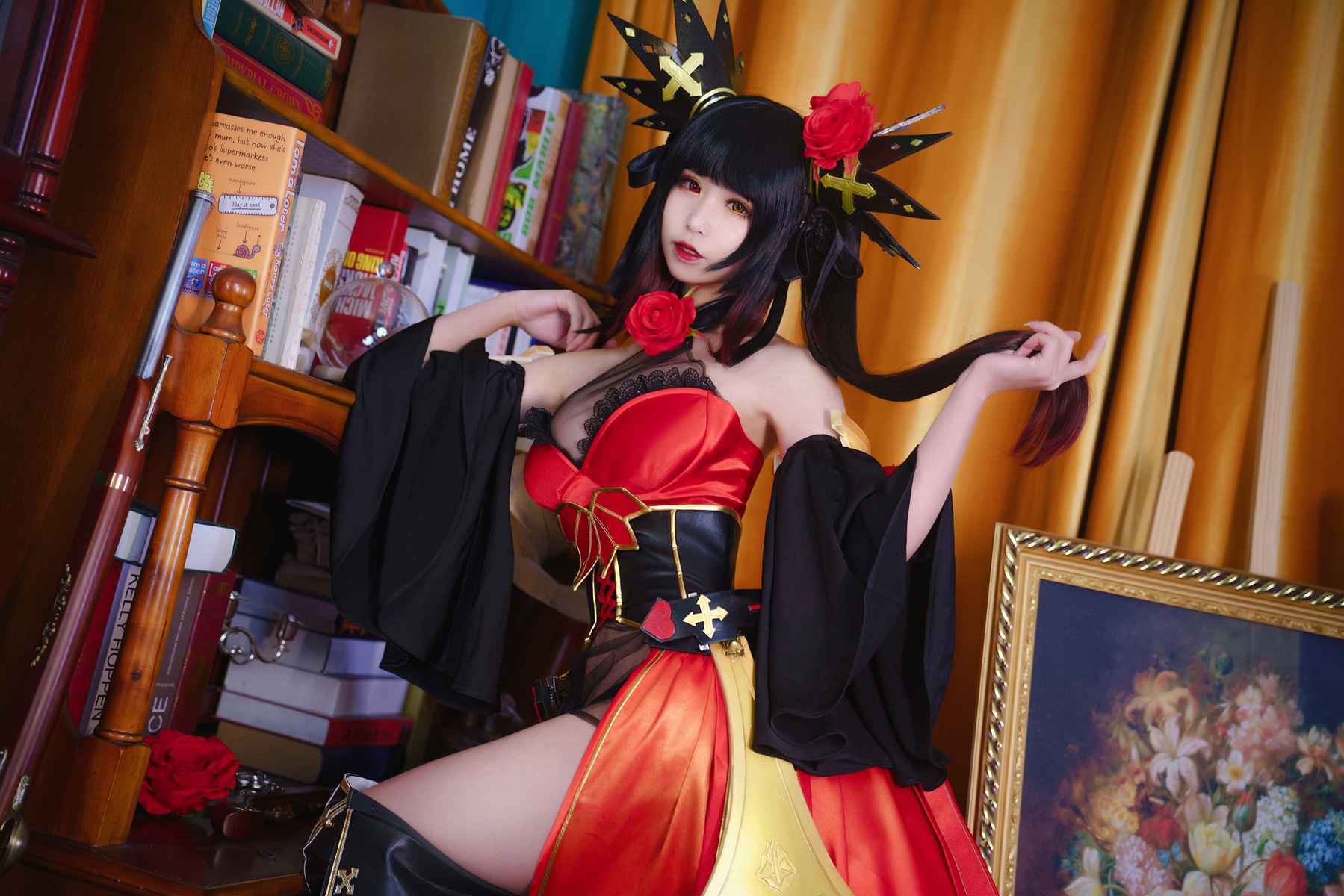 人气动漫Coser@爱老师_PhD 约会大作战 狂三新皮肤 在线浏览 – 优选-优选资源网