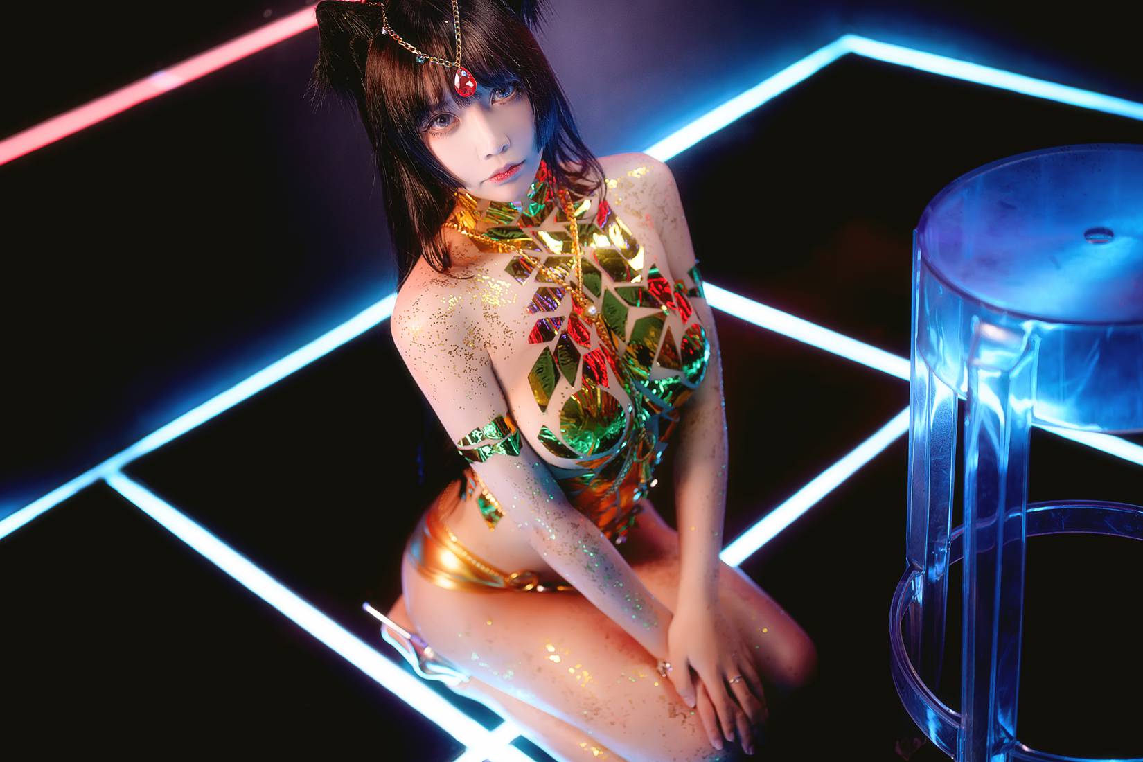 图片[2]-微博红人Coser@抱走莫子aa 金色传说 在线浏览-翎羽暗房