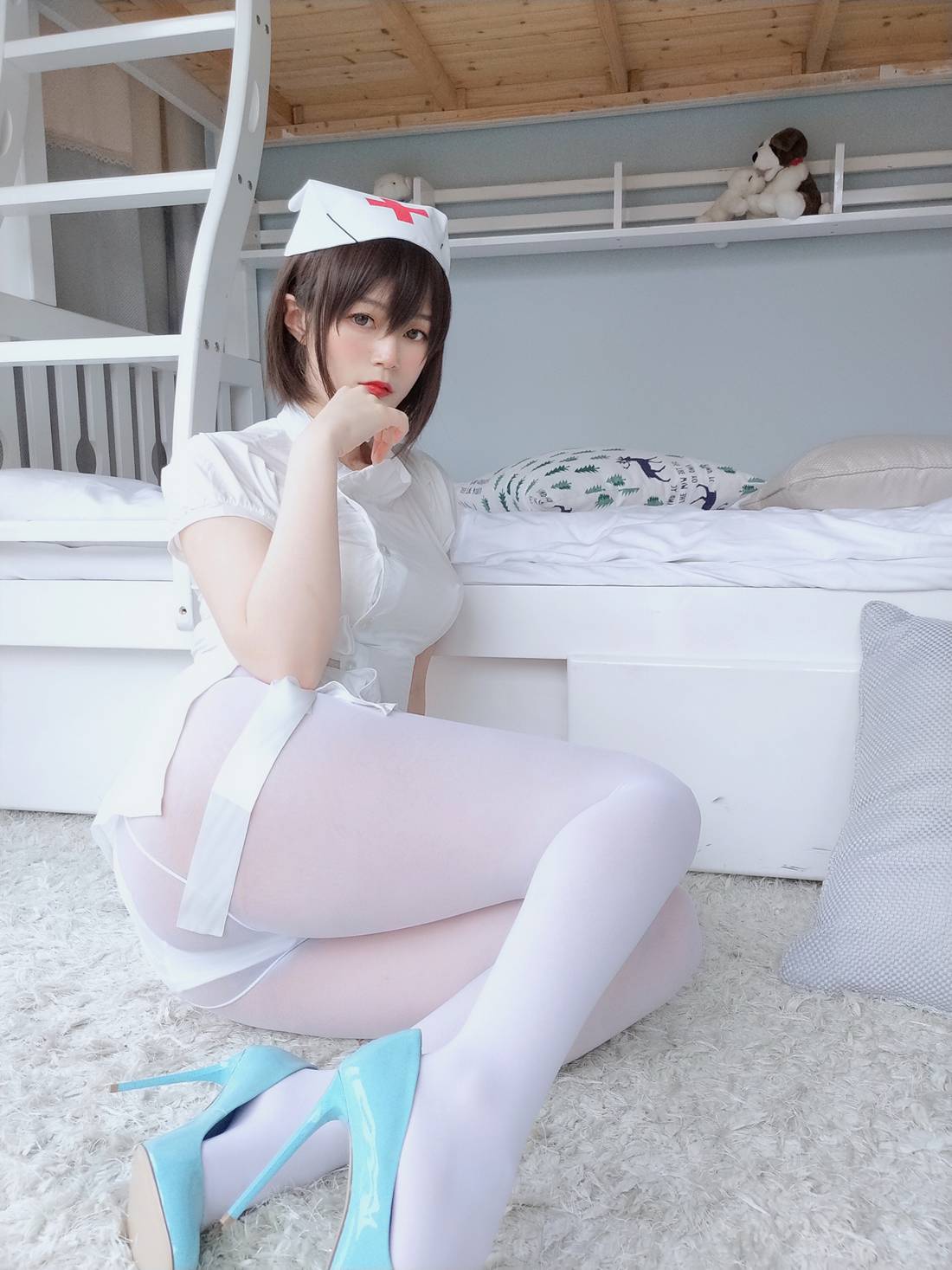 图片[2]-人气动漫Coser@白银81 白丝小护士 在线浏览-翎羽暗房