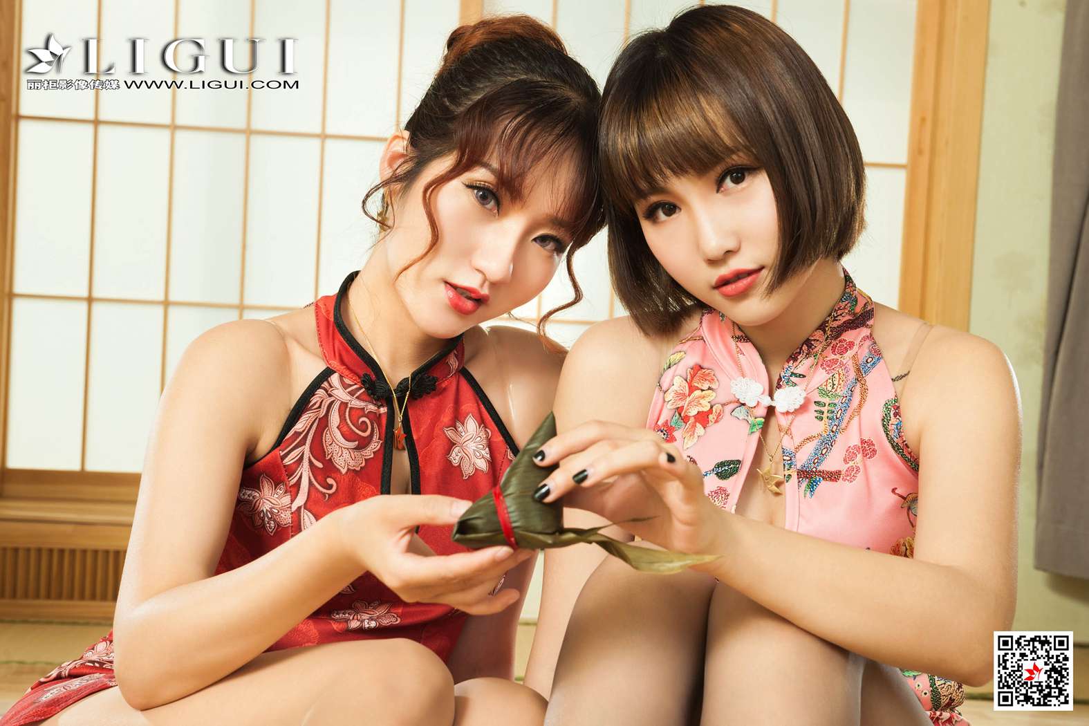 图片[62]-[Ligui丽柜] 2020.06.25《双生花》之粽情丝意 小爽&汐汐 在线浏览 – 速更版-美库