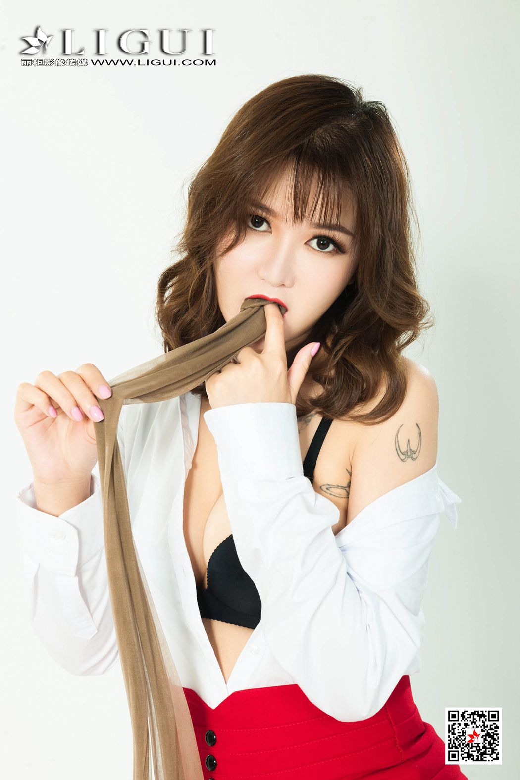 图片[27]-[Ligui丽柜] 2020.10.07《袜底风光》文芮 在线浏览 – 速更版-美库