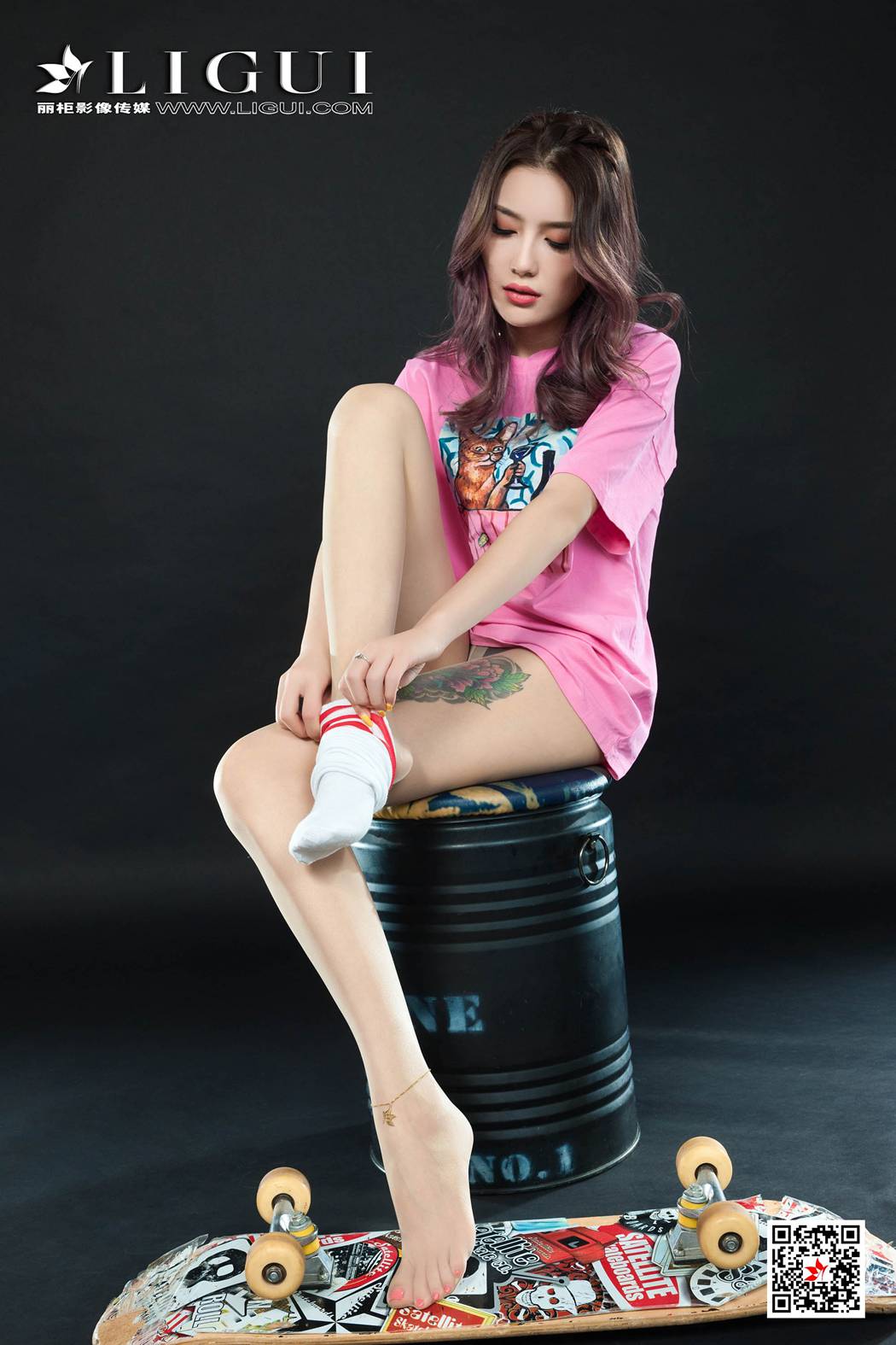 图片[9]-[Ligui丽柜] 2020.10.14《滑板女郎》甜甜 在线浏览 – 速更版-美库