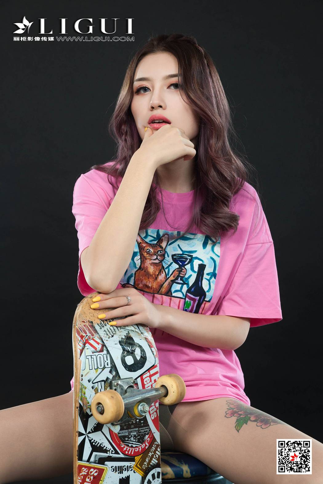 图片[18]-[Ligui丽柜] 2020.10.14《滑板女郎》甜甜 在线浏览 – 速更版-美库