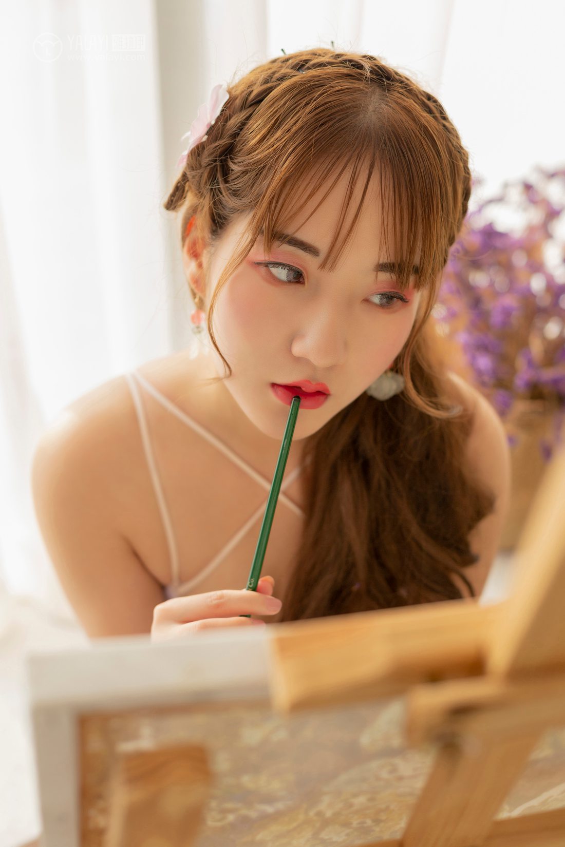 图片[40]-[YALAYI雅拉伊] 2019.04.29 No.261 自画像 顾盼兮  在线浏览 – 速更版-美库