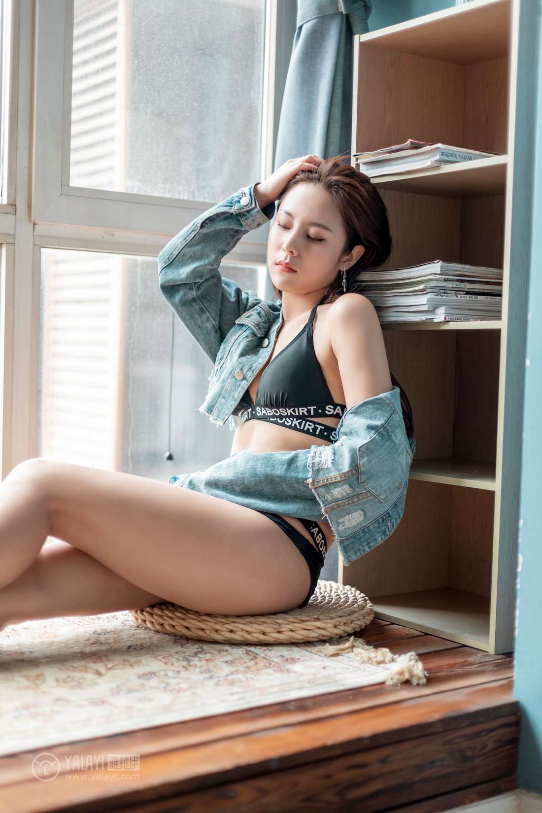 图片[5]-[YALAYI雅拉伊] 2019.05.21 No.284 牛仔的诱惑 雅辛 在线浏览 – 速更版-美库