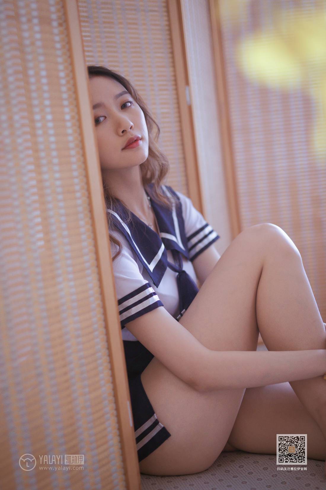 图片[35]-[YALAYI雅拉伊] 2019.10.23 No.438 美女与水手服 晓琳 在线浏览 – 速更版-美库