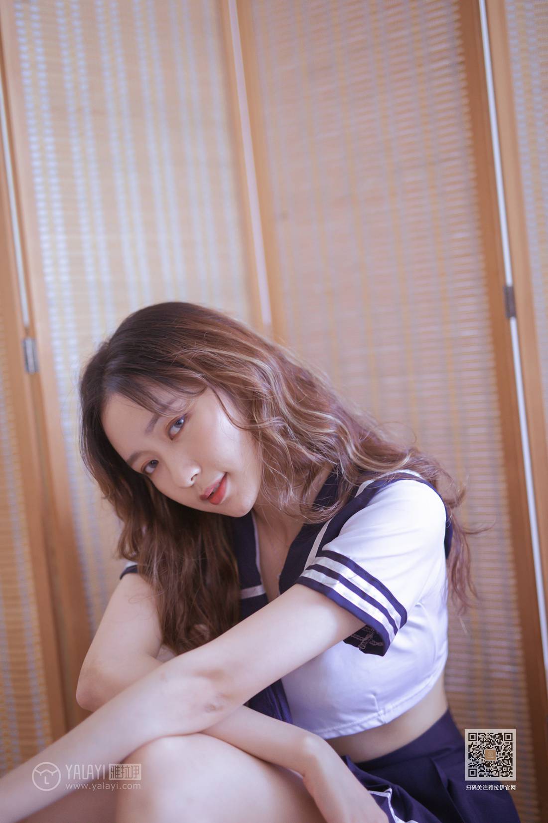 图片[24]-[YALAYI雅拉伊] 2019.10.23 No.438 美女与水手服 晓琳 在线浏览 – 速更版-美库