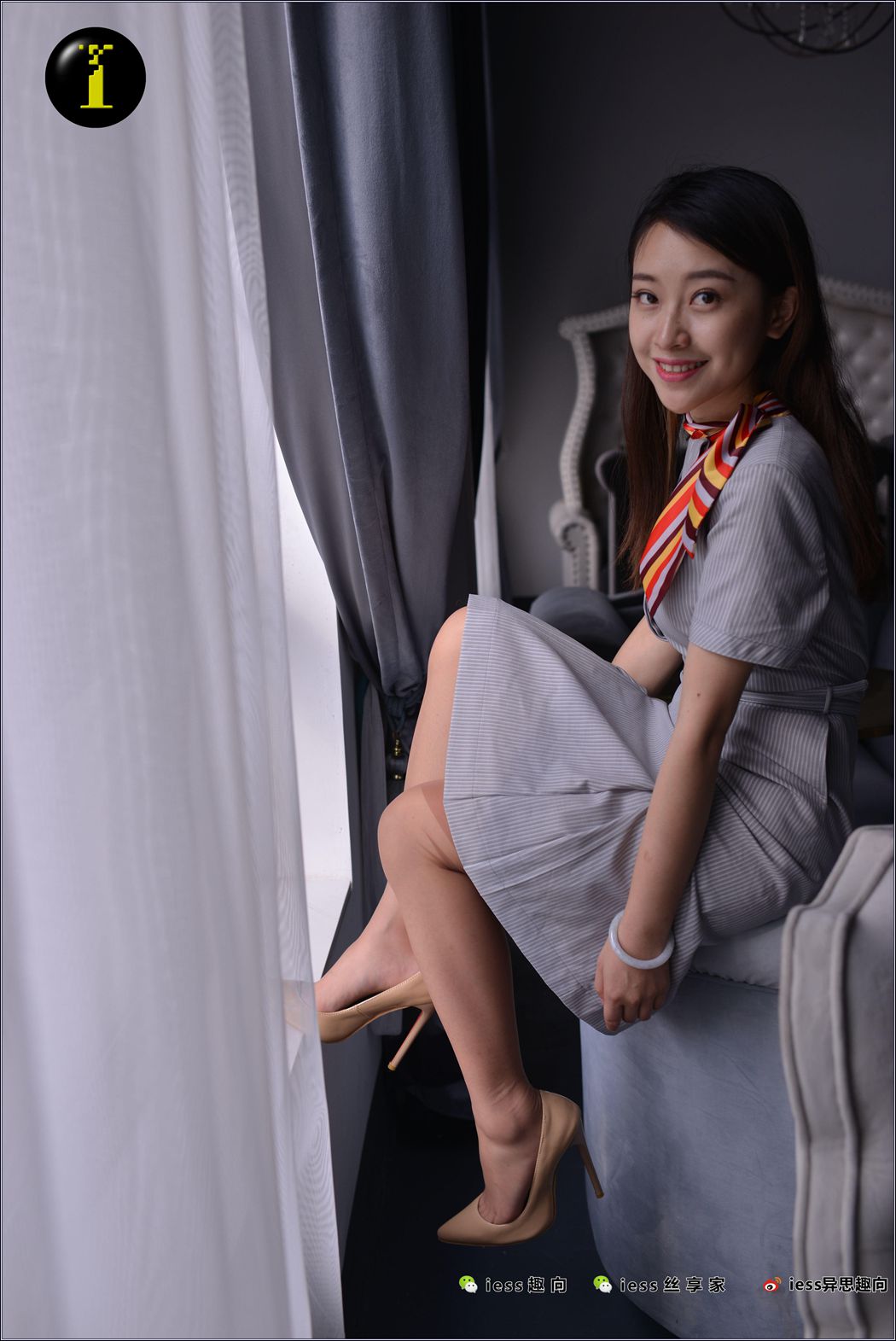 图片[40]-[IESS异思趣向] 普惠集 041-小捷 空姐的复古无弹力纯尼龙吊带袜（III） 在线浏览 – 速更版-美库