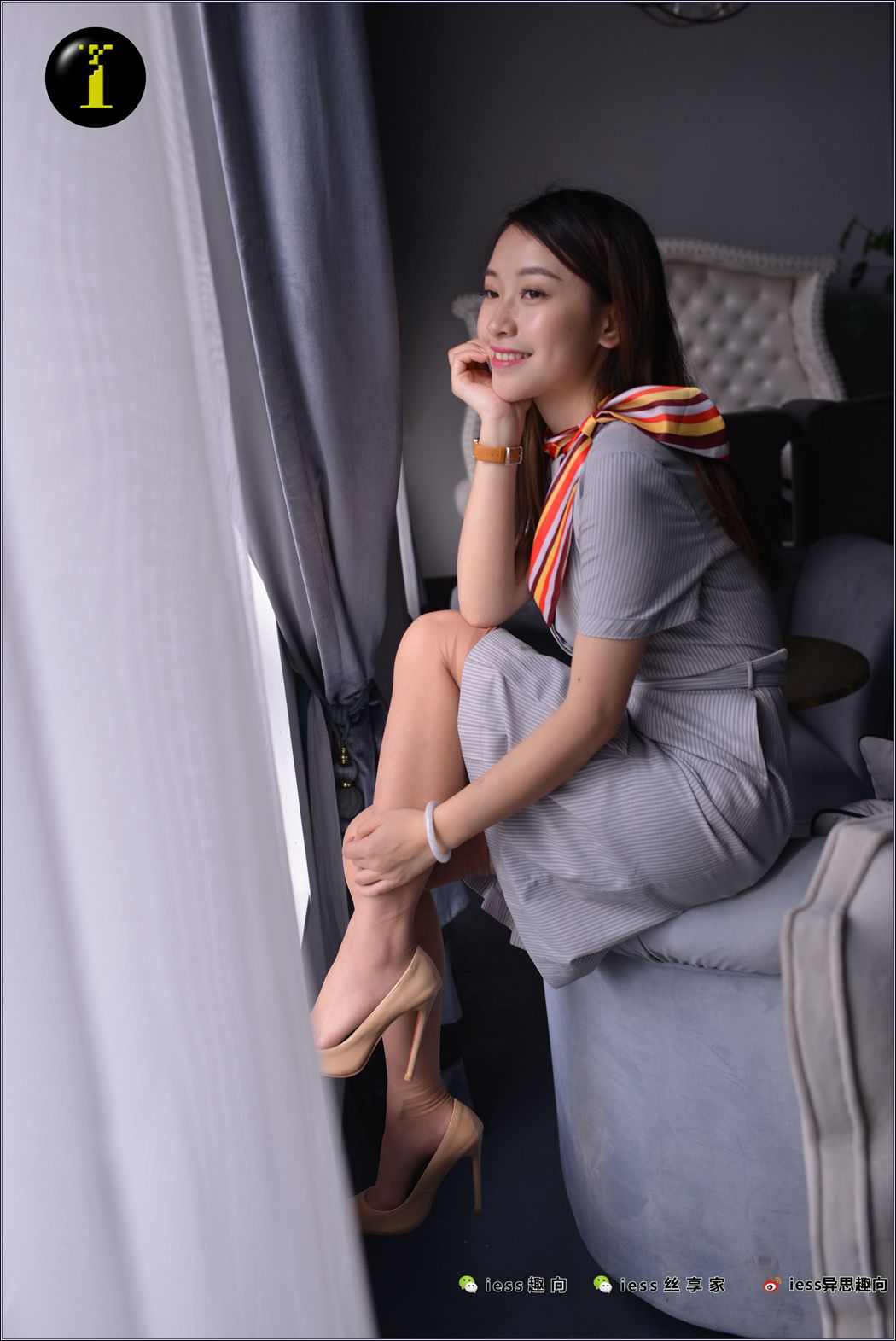 图片[73]-[IESS异思趣向] 普惠集 041-小捷 空姐的复古无弹力纯尼龙吊带袜（III） 在线浏览 – 速更版-美库