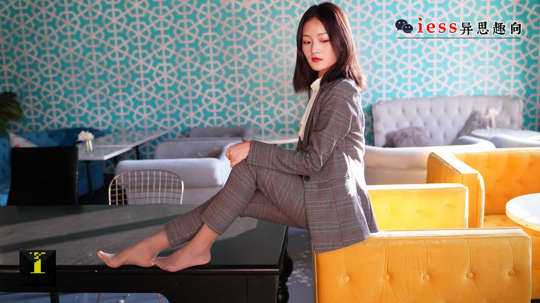 图片[23]-[IESS异思趣向] 普惠集 131 – 格格的短灰丝 在线浏览 – 速更版-美库