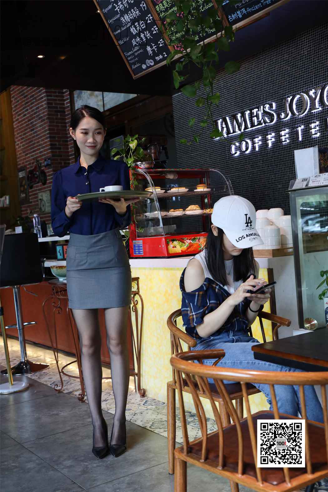 图片[63]-[IESS异思趣向] 一千零一夜 NO.045 腿腿《餐厅的服务员2》在线浏览 – 速更版-美库