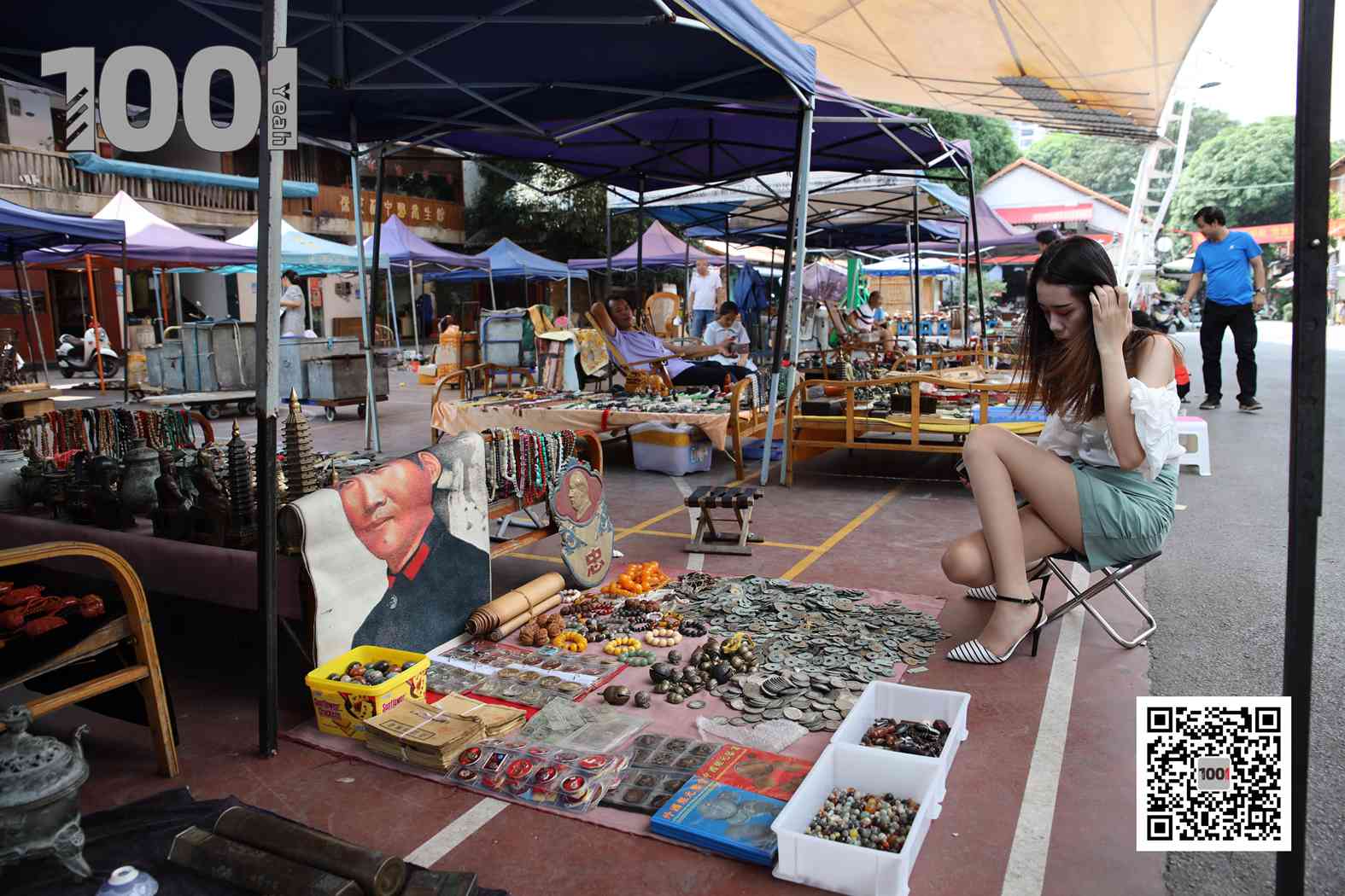 图片[23]-[IESS异思趣向] 一千零一夜 NO.071 西瓜《逛古玩城1》在线浏览 – 速更版-美库