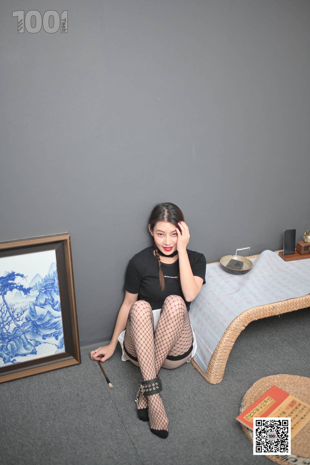 图片[66]-[IESS异思趣向] 一千零一夜 NO.120 真真《被囚禁在家里练字2》在线浏览 – 速更版-美库