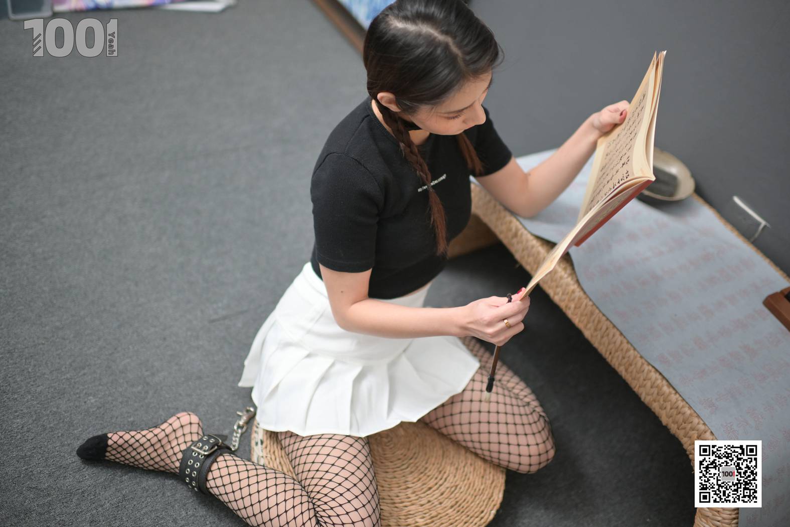 图片[29]-[IESS异思趣向] 一千零一夜 NO.120 真真《被囚禁在家里练字2》在线浏览 – 速更版-美库