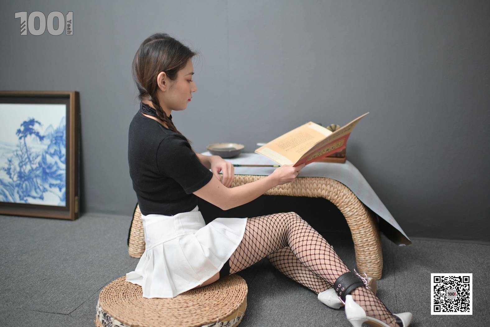 图片[24]-[IESS异思趣向] 一千零一夜 NO.119 真真《被囚禁在家里练字1》在线浏览 – 速更版-美库