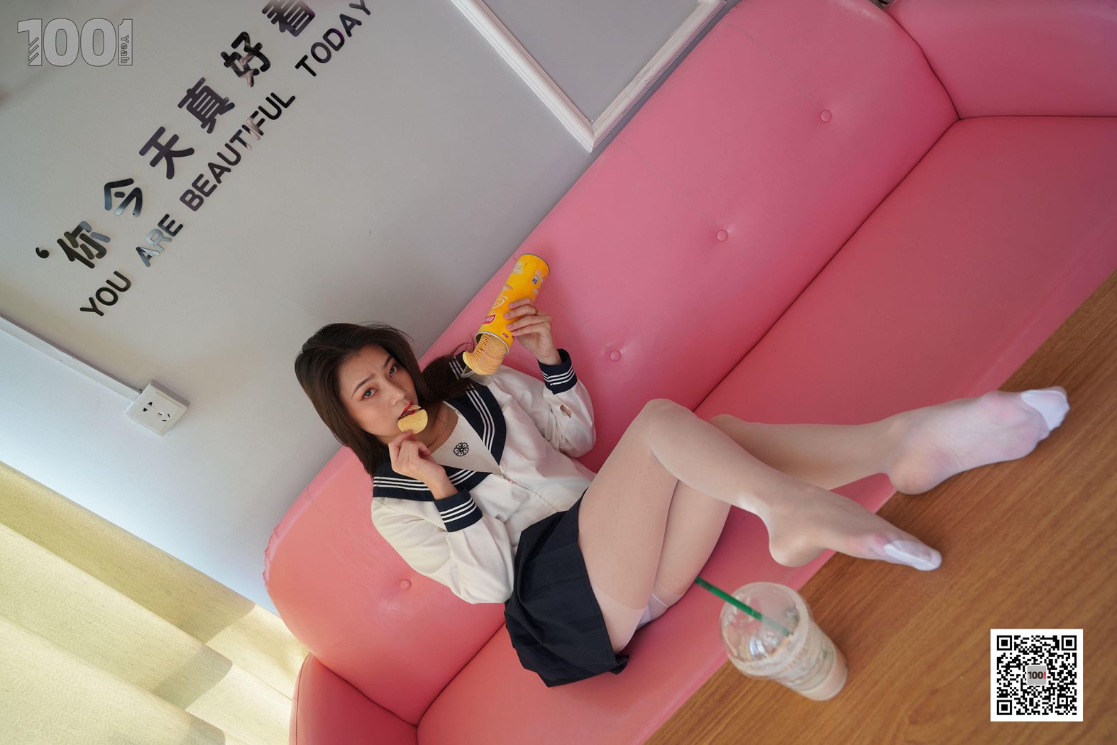 图片[68]-[IESS异思趣向] 一千零一夜 NO.131 真真《逃课的JK少女1》在线浏览 – 速更版-美库