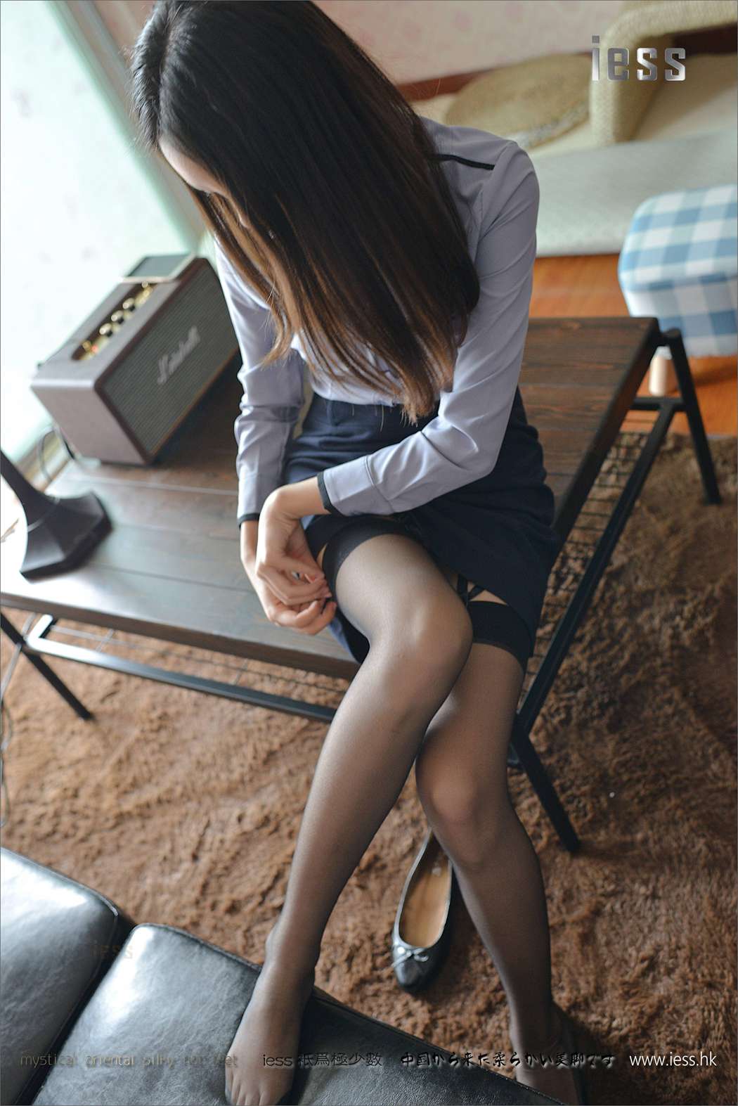 图片[90]-[IESS异思趣向] 2017.05.07 丝享家001：《黑丝平底鞋》小C 在线浏览 – 速更版-美库