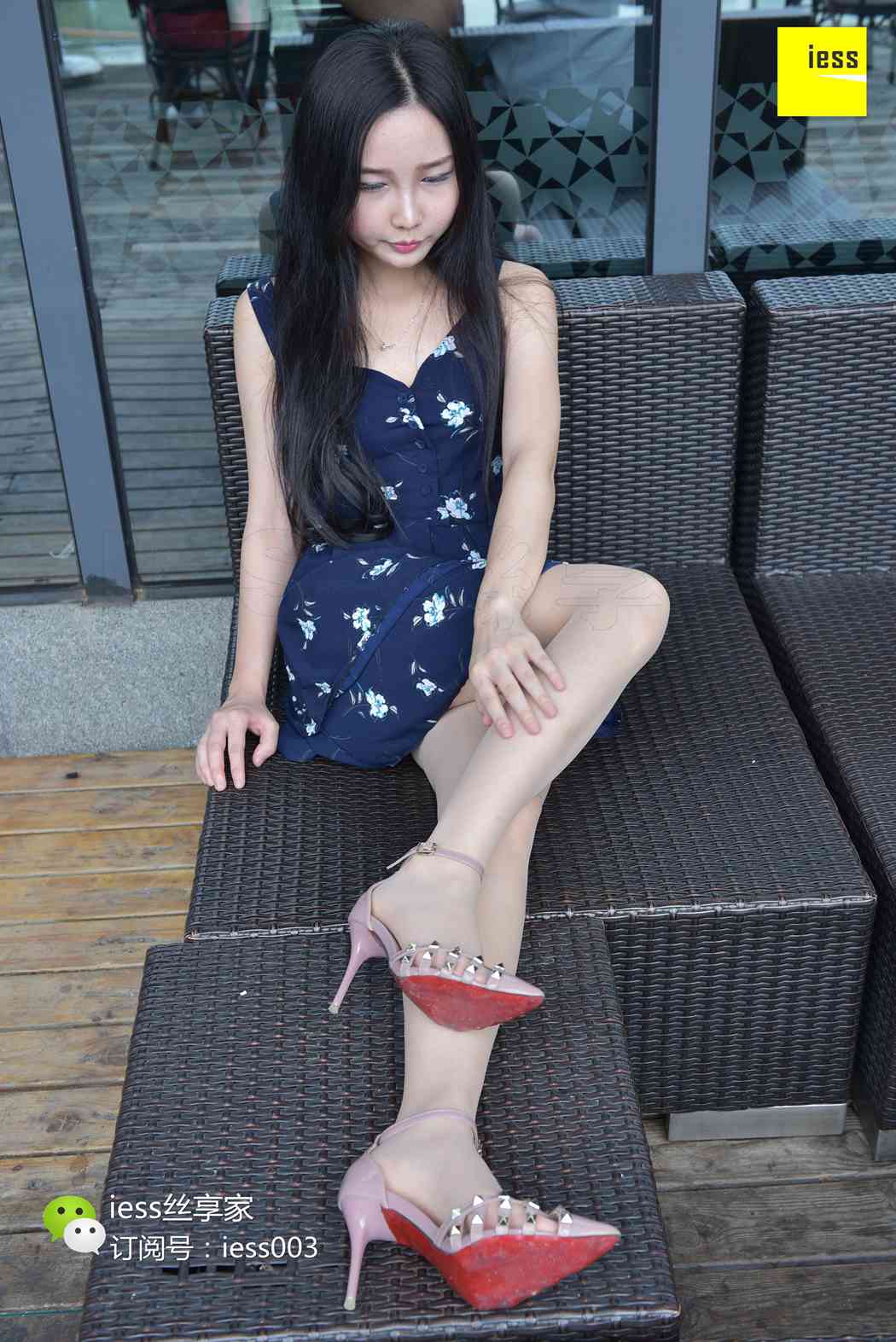 图片[5]-[IESS异思趣向] 2017.07.14 丝享家022：《嘿！在星巴克晒太阳的姑娘》欣欣 在线浏览 – 速更版-美库