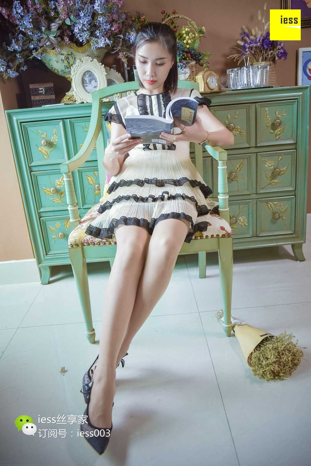 图片[50]-[IESS异思趣向] 2017.10.23 丝享家087：《肉丝波点性感高跟》君君 在线浏览 – 速更版-美库