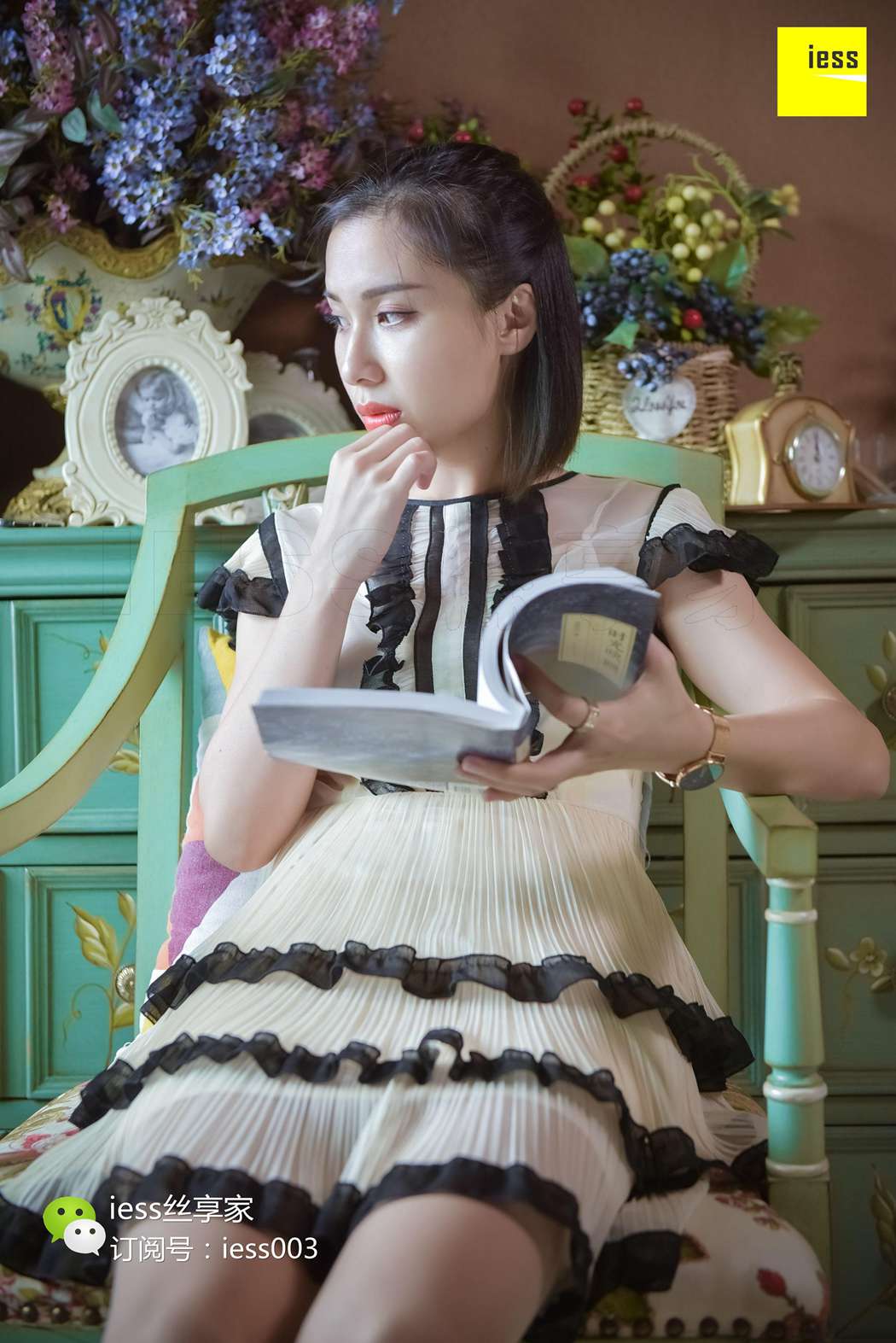 图片[20]-[IESS异思趣向] 2017.10.23 丝享家087：《肉丝波点性感高跟》君君 在线浏览 – 速更版-美库