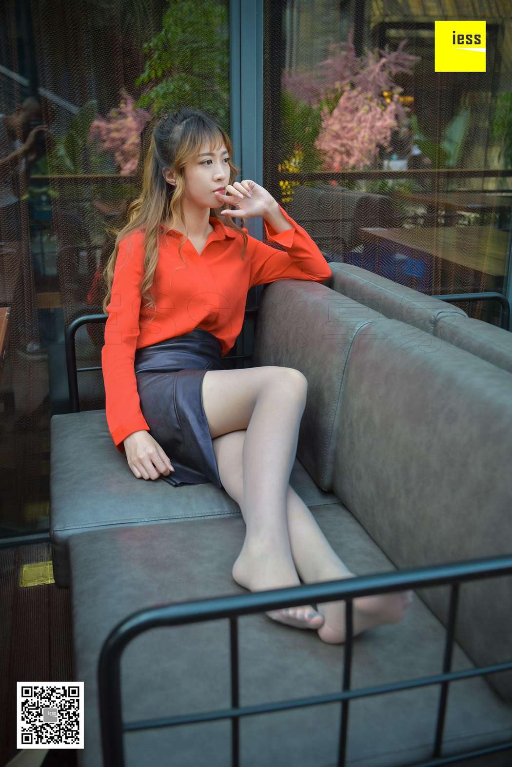 图片[4]-[IESS异思趣向] 2017.11.28 丝享家113：《鱼嘴漆皮高跟》紫紫 在线浏览 – 速更版-美库