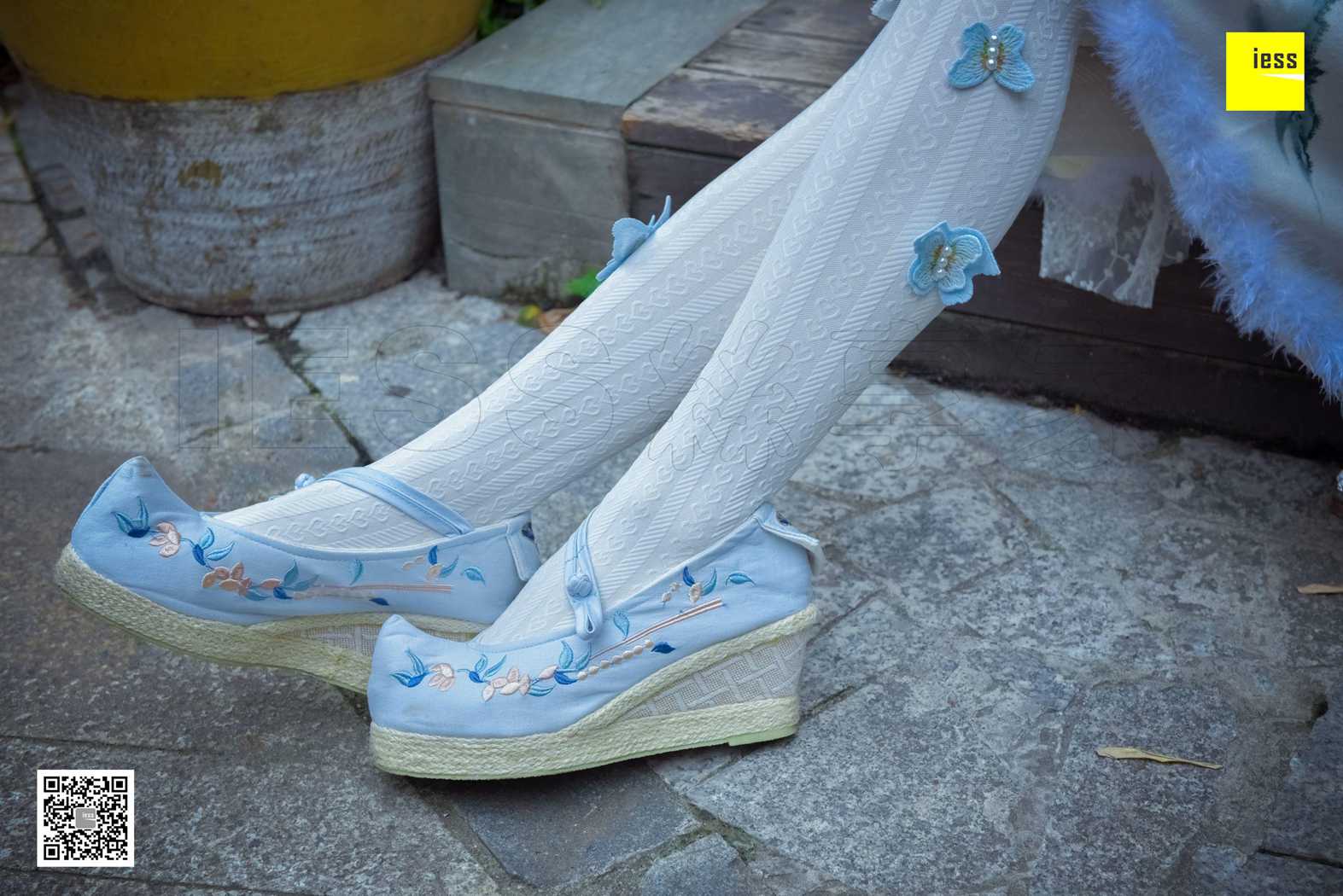 图片[15]-[IESS异思趣向] 2017.12.11 丝享家122：木木《汉服绣花鞋白色袜》 在线浏览 – 速更版-美库