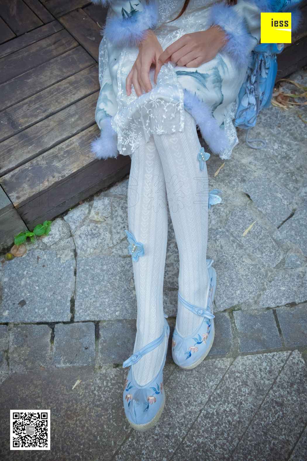 图片[4]-[IESS异思趣向] 2017.12.11 丝享家122：木木《汉服绣花鞋白色袜》 在线浏览 – 速更版-美库