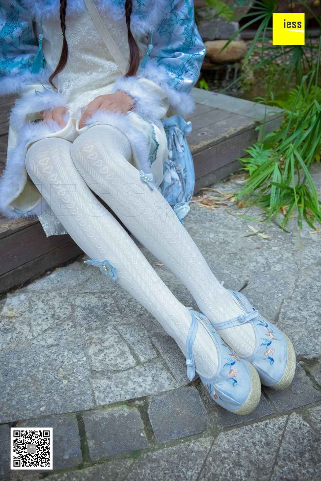 图片[25]-[IESS异思趣向] 2017.12.11 丝享家122：木木《汉服绣花鞋白色袜》 在线浏览 – 速更版-美库