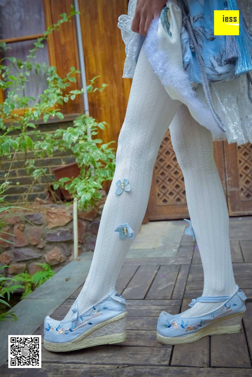 图片[44]-[IESS异思趣向] 2017.12.11 丝享家122：木木《汉服绣花鞋白色袜》 在线浏览 – 速更版-美库