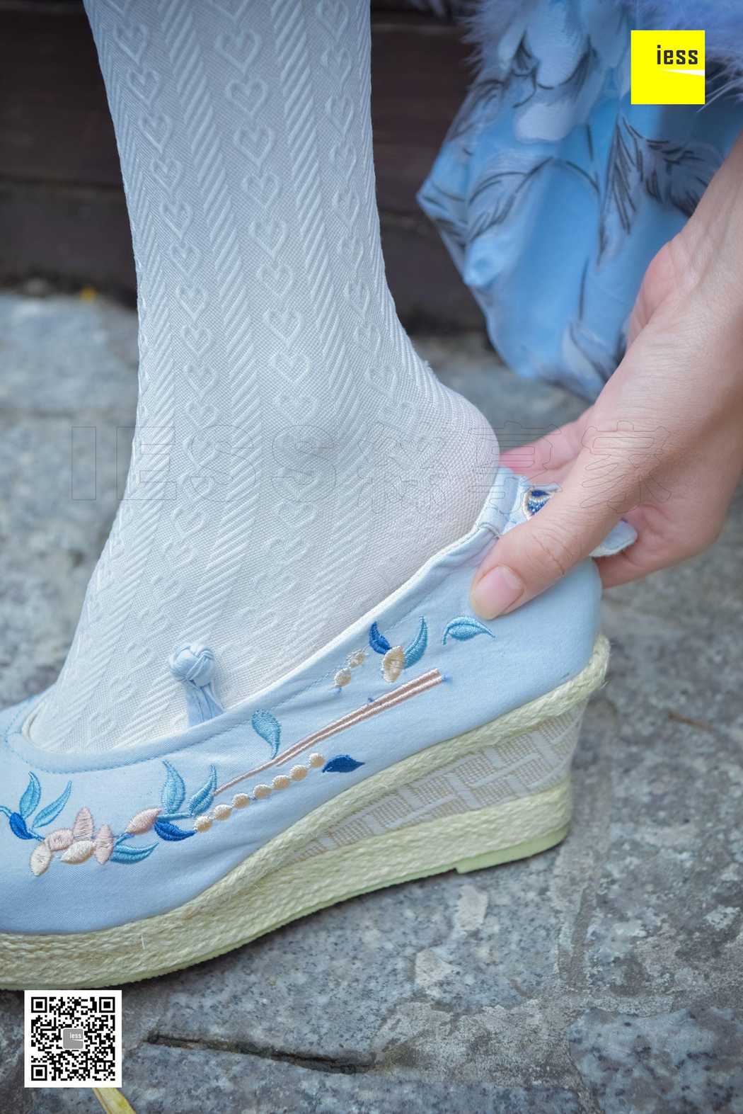 图片[35]-[IESS异思趣向] 2017.12.11 丝享家122：木木《汉服绣花鞋白色袜》 在线浏览 – 速更版-美库