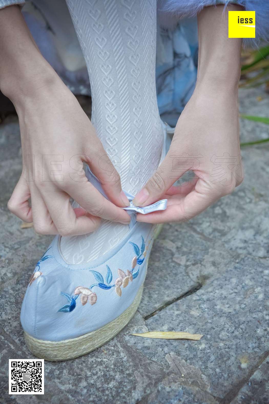 图片[14]-[IESS异思趣向] 2017.12.11 丝享家122：木木《汉服绣花鞋白色袜》 在线浏览 – 速更版-美库