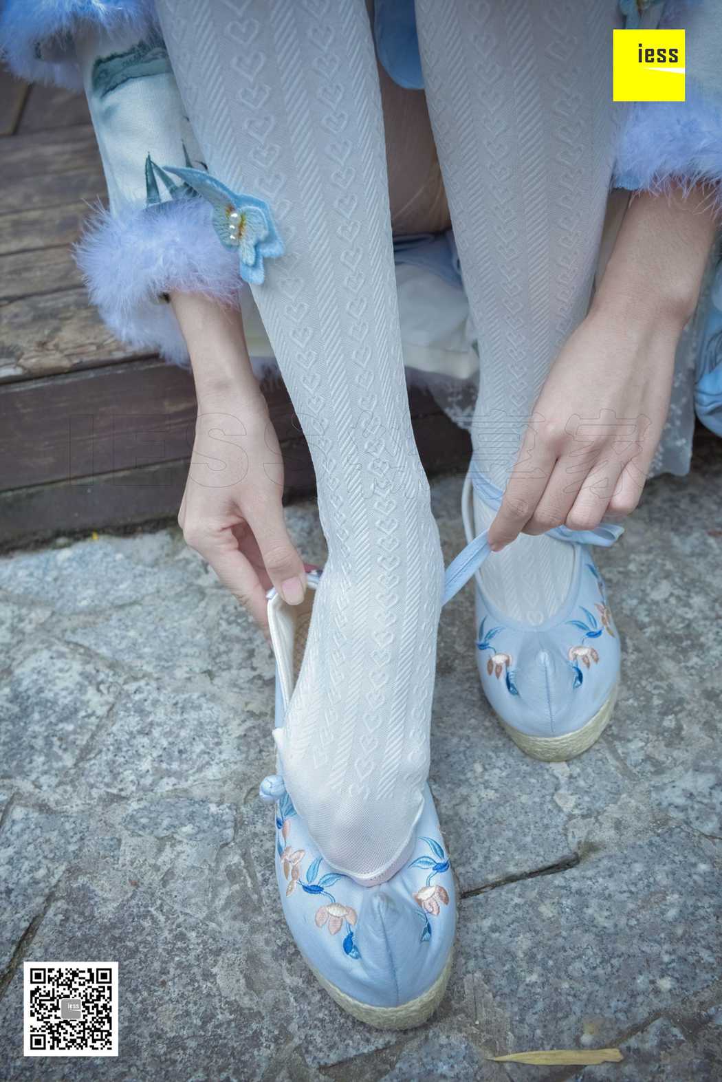 图片[7]-[IESS异思趣向] 2017.12.11 丝享家122：木木《汉服绣花鞋白色袜》 在线浏览 – 速更版-美库