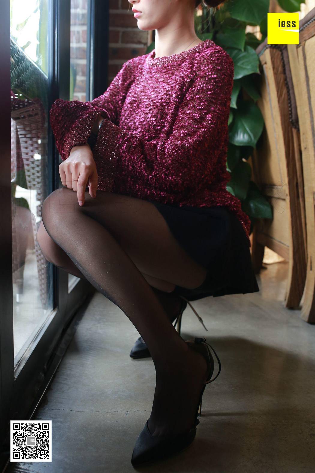 图片[79]-[IESS异思趣向] 2018.01.16 丝享家148：《秀色可餐的黑丝》秋秋 在线浏览 – 速更版-美库