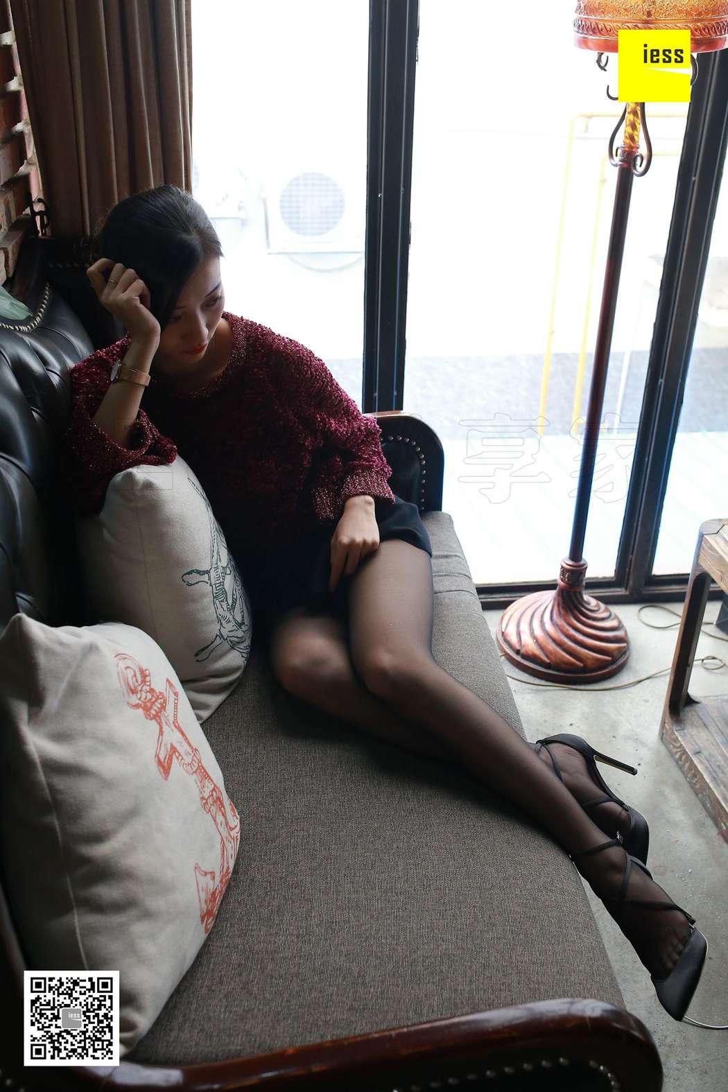 图片[42]-[IESS异思趣向] 2018.01.16 丝享家148：《秀色可餐的黑丝》秋秋 在线浏览 – 速更版-美库