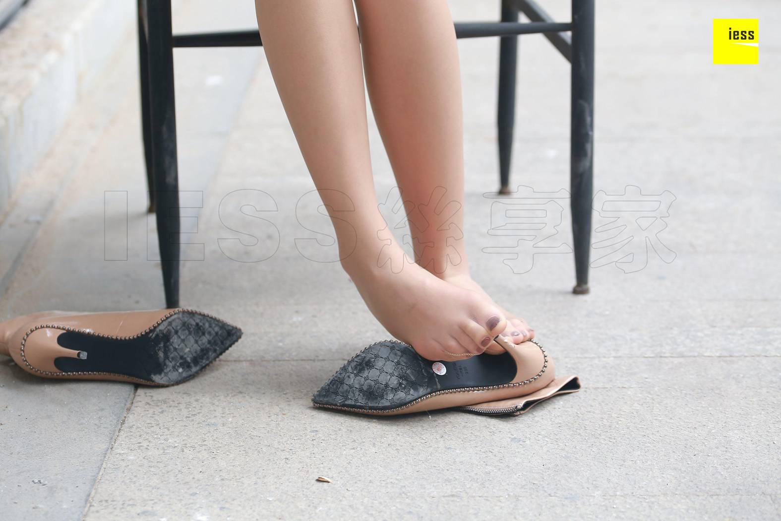 图片[12]-[IESS异思趣向] 2018.02.05 丝享家162：《裸色漆皮短靴》七七 在线浏览 – 速更版-美库