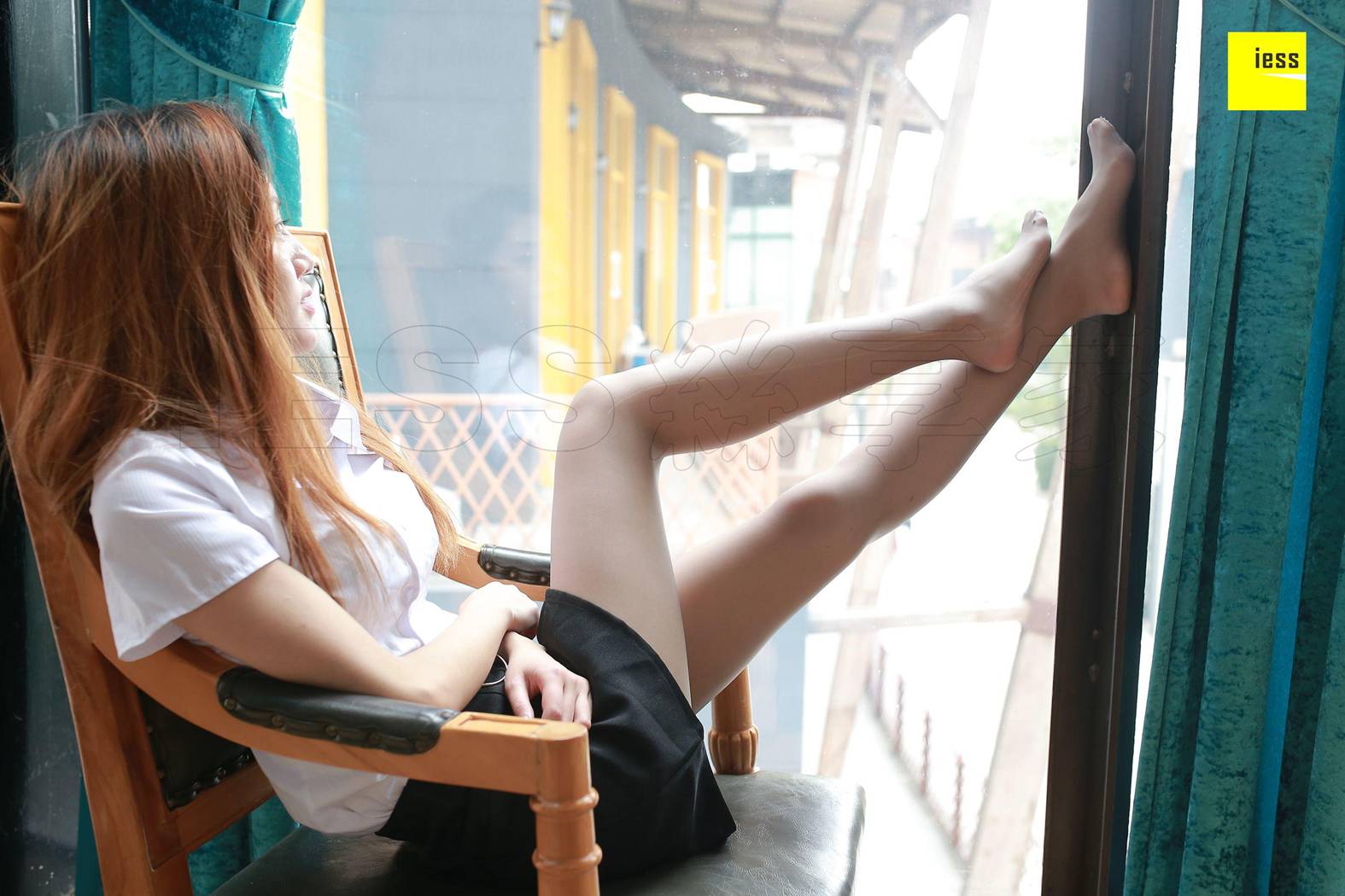 图片[99]-[IESS异思趣向] 2018.02.19 丝享家172：晶晶《衬衣美女秀灰丝》 在线浏览 – 速更版-美库