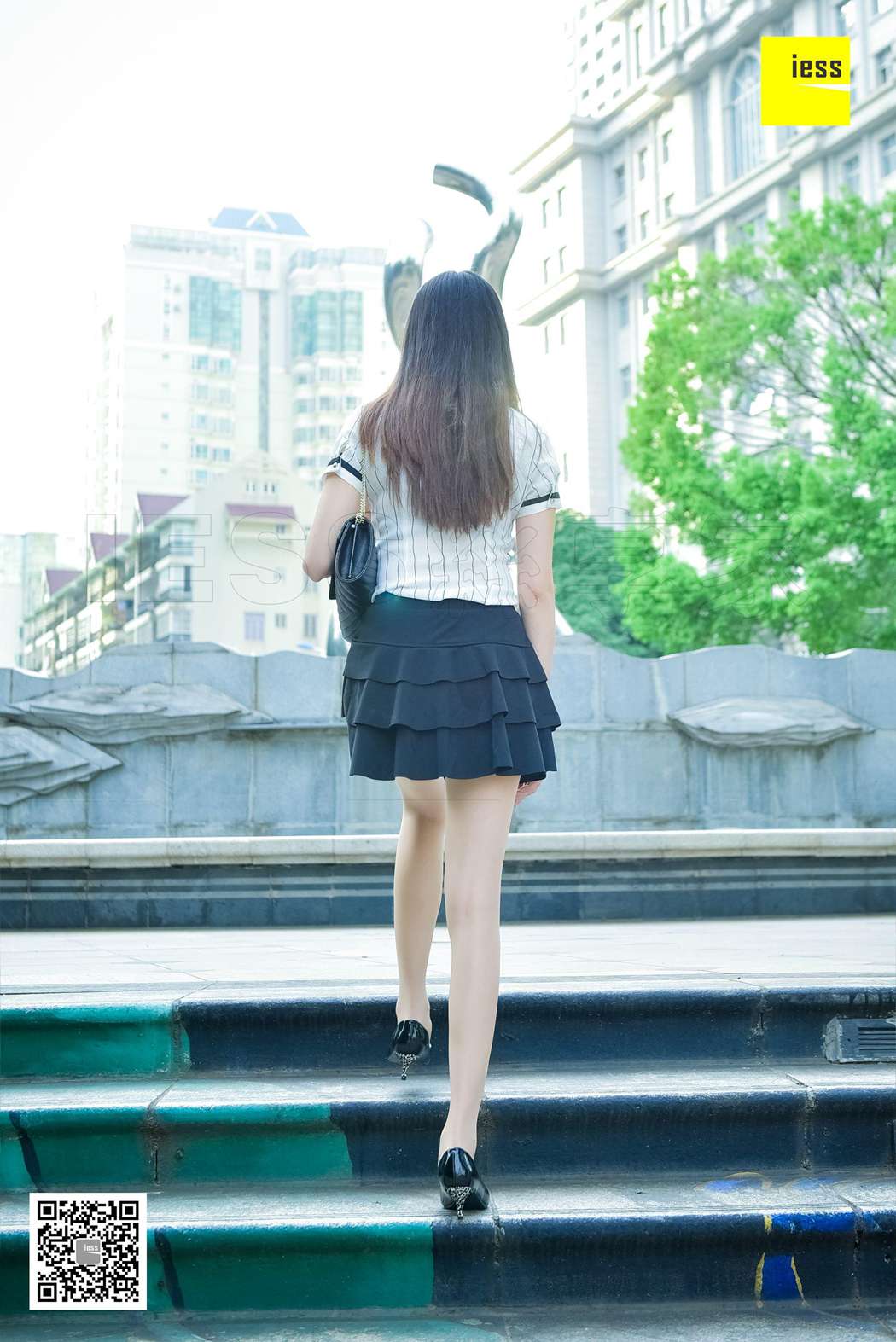 图片[20]-[IESS异思趣向] 2018.02.14 丝享家169：《坐在石凳上的美女》七七 在线浏览 – 速更版-美库