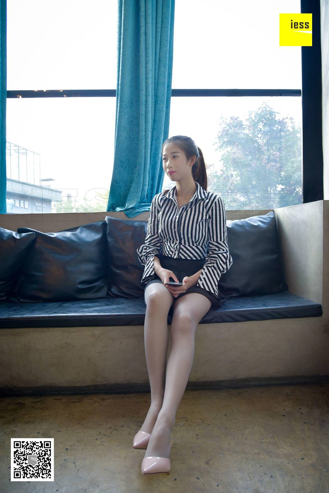 图片[3]-[IESS异思趣向] 2018.02.28 丝享家179：《知性灰丝凉拖》来来 在线浏览 – 速更版-美库