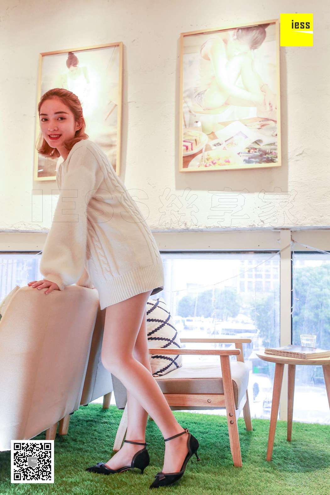 图片[5]-[IESS异思趣向] 2018.03.26 丝享家197：《蝴蝶结矮跟肉丝》姗姗 在线浏览 – 速更版-美库