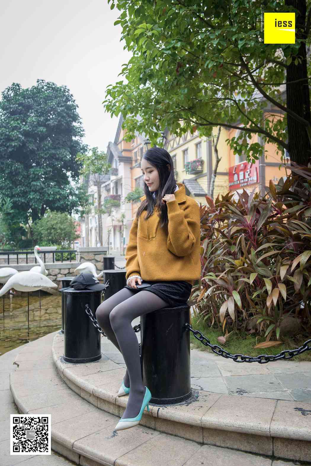 图片[84]-[IESS异思趣向] 2018.03.30 丝享家201：《厚灰丝与蓝色高跟》婉萍 在线浏览 – 速更版-美库