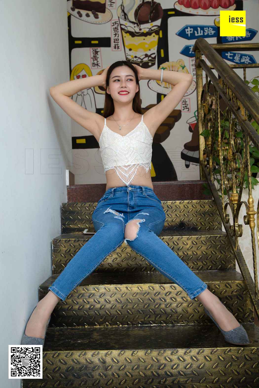 图片[55]-[IESS异思趣向] 2018.07.09 丝享家270：《九妹破洞牛仔裤肉丝》九妹 在线浏览 – 速更版-美库
