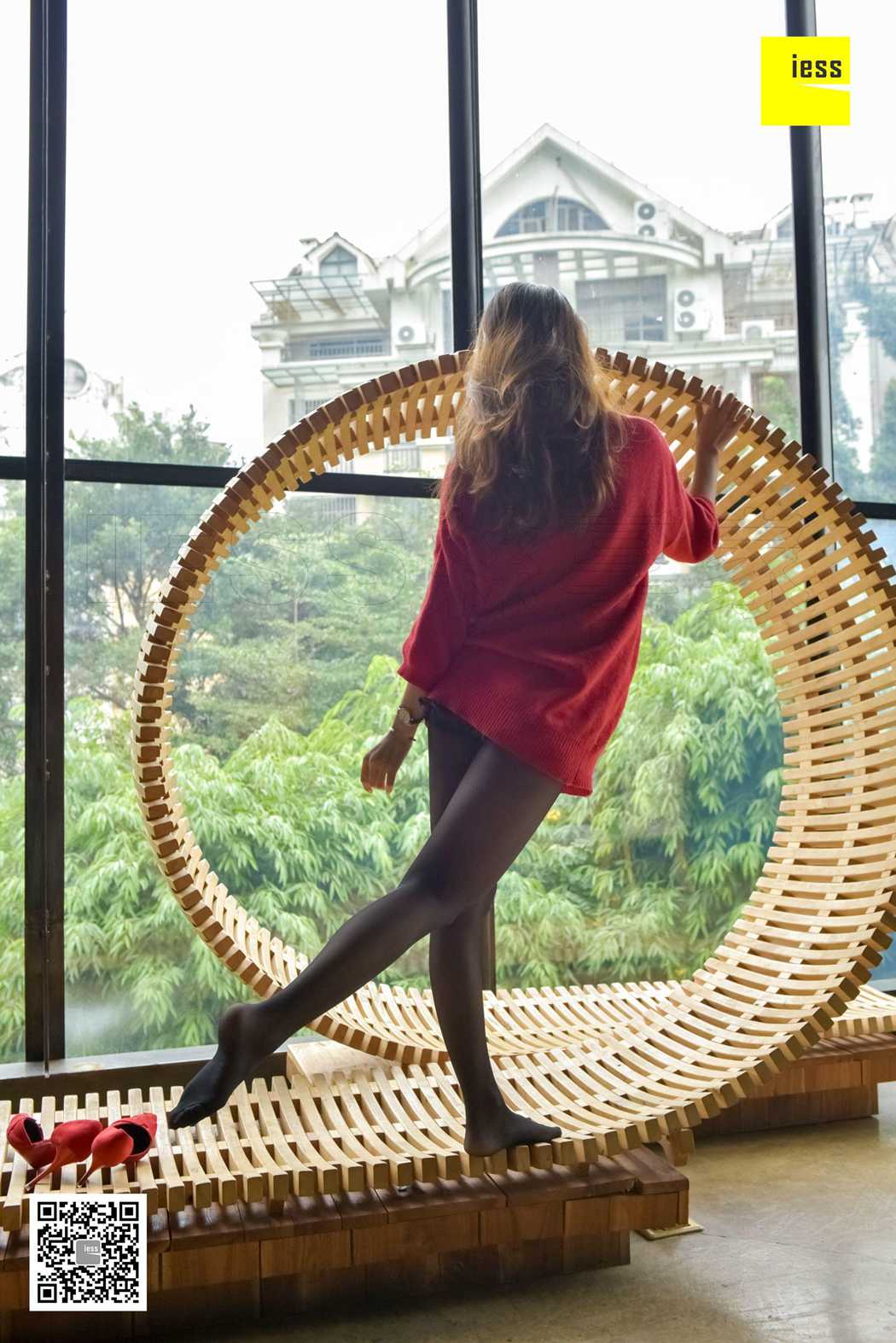 图片[25]-[IESS异思趣向] 2018.08.16 丝享家296：《舞蹈系黑丝秋秋》秋秋 在线浏览 – 速更版-美库
