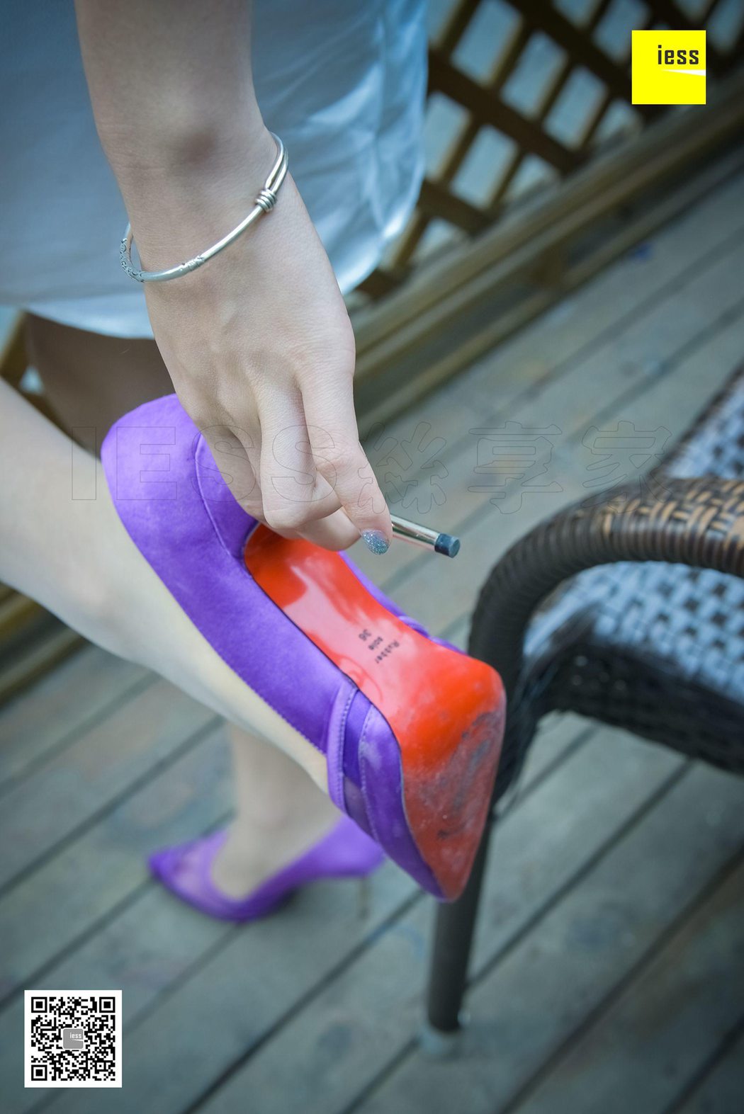 图片[26]-[IESS异思趣向] 2018.10.01 丝享家327：《透视趾缝媚紫高跟》七七 在线浏览 – 速更版-美库