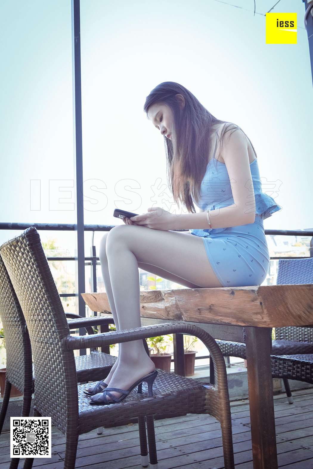 图片[81]-[IESS异思趣向] 2018.12.05 丝享家374：《七七脚尖加固灰丝》七七 在线浏览 – 速更版-美库