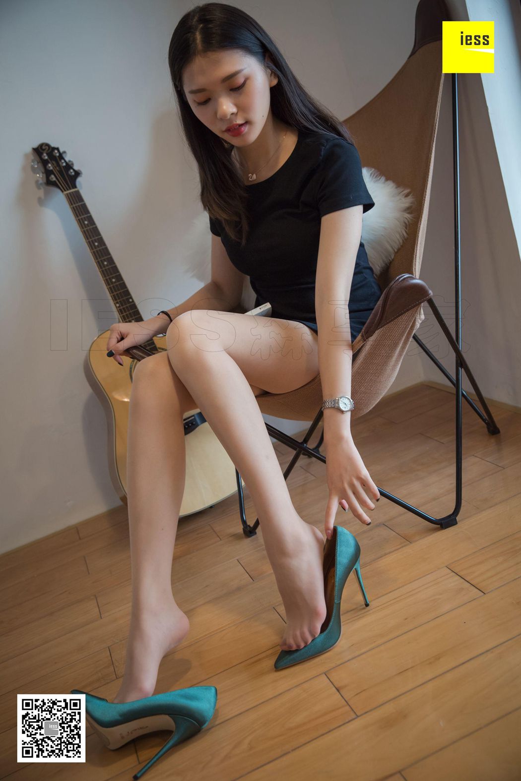 图片[12]-[IESS异思趣向] 2018.12.13 丝享家380：《七七的绿色高跟鞋》七七 在线浏览 – 速更版-美库